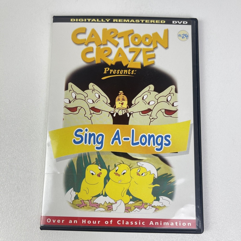 Cartoon Craze Presents Sing‎ a Longs DVD 2006 Slim Case Animation